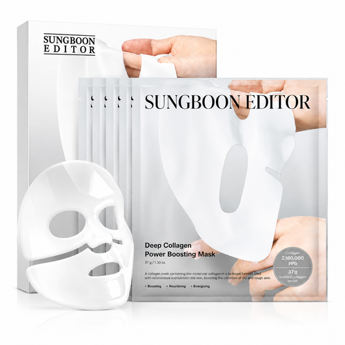 Sungboon Editor Deep Collagen Power Boosting Mask (4ea) - Korean Skincare UAE
