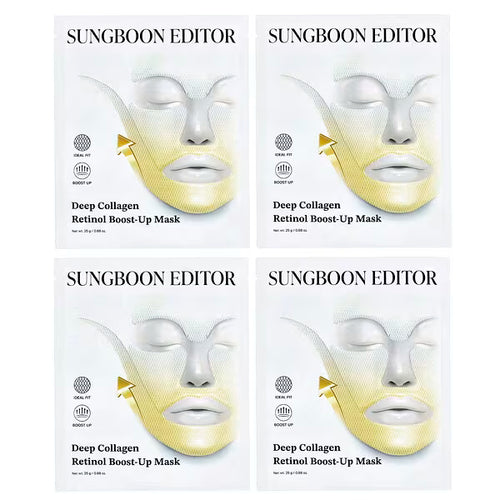 Sungboon Editor Deep Collagen Niacin Vitamin C Brightening Mask (4ea) - Korean Skincare UAE