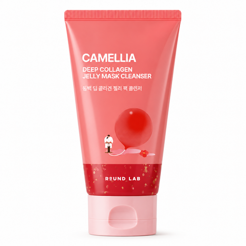 Round Lab Camellia Deep Collagen Jelly Pack Cleanser 150ml - Korean Skincare UAE
