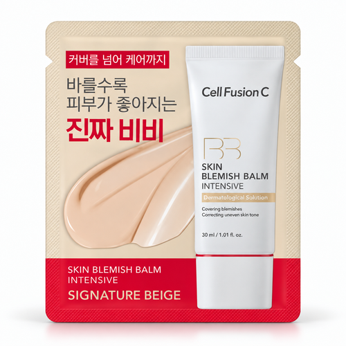 Cell Fusion C Cell Fusion C Skin Blemish Balm Intensive Signature Beige (1ml Sample Kit) - Korean Skincare UAE