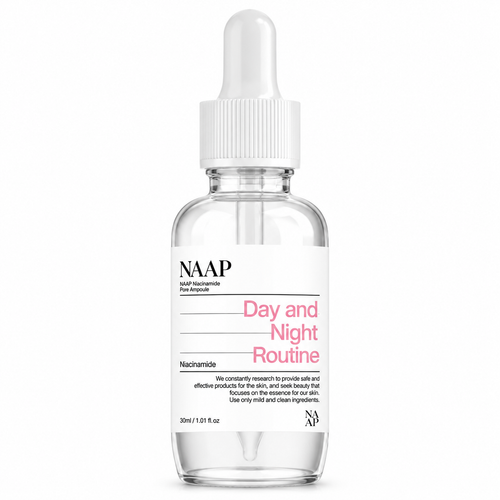 Naap NAAP Day and Night Routine Niacinamide Ampoule – 30ml - Korean Skincare UAE