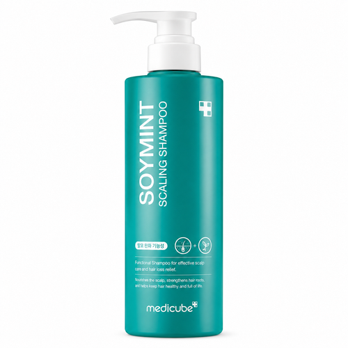 Medicube Soycidil Soy Mint Scaling Shampoo 490ml - Korean Skincare UAE