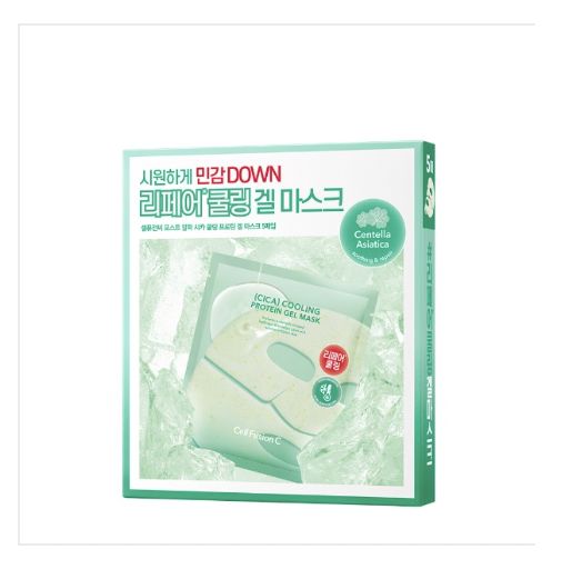 Cica Cooling Protein Gel Mask (5 Sheets)
