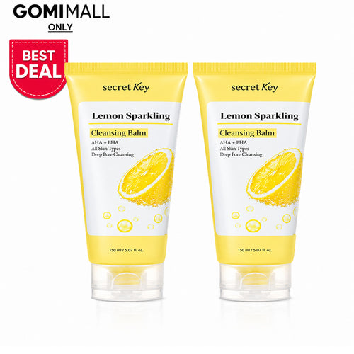 Secret Key Secret Key Lemon Sparkling Cleansing Balm 120ml * 2EA - Korean Skincare UAE