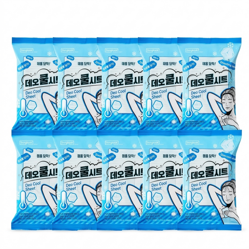 Dongkook Deo Cool Sheet – 10 Packs (150 Sheets)