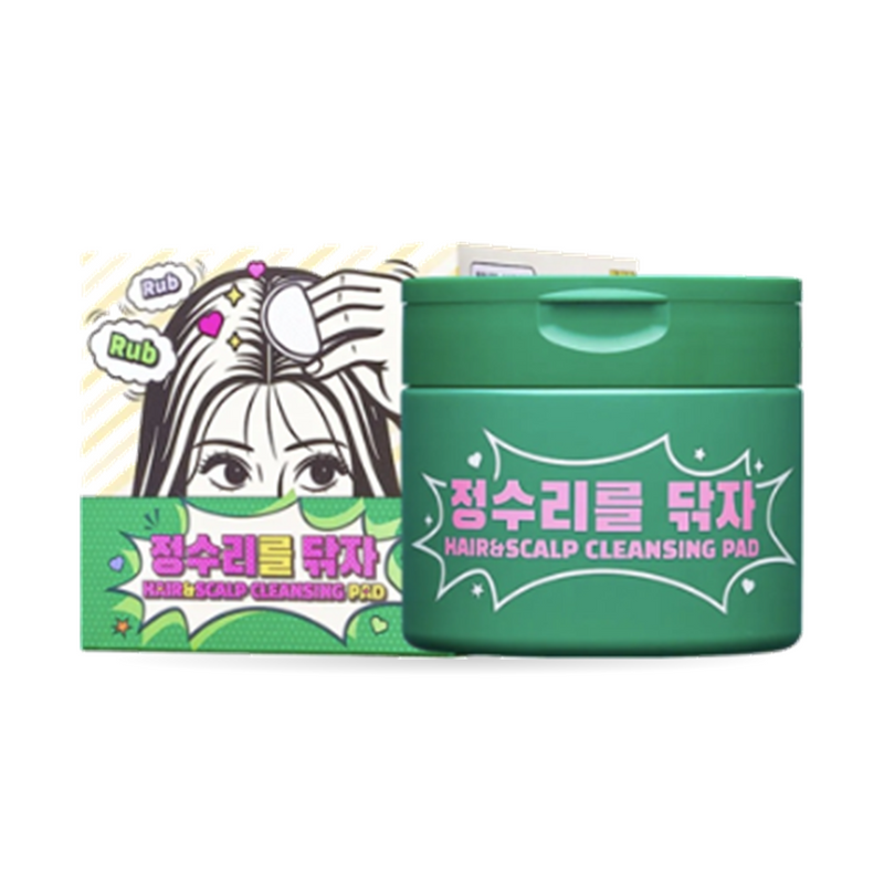 Dongkook Hair & Scalp Cleansing Pad – 30 Pads (180g)
